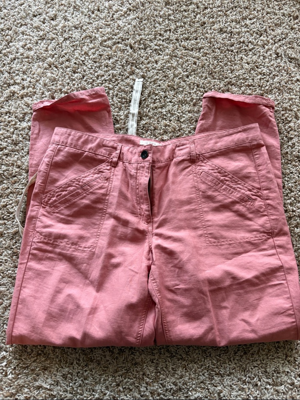 Straight Leg Women’s Pants Rose Pink